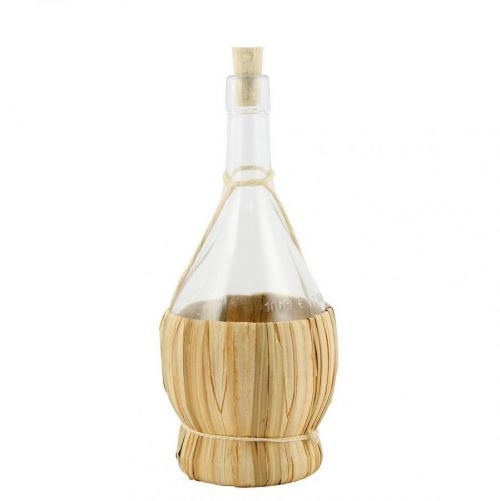 Láhev sklo na víno v obalu 1000ml  FIASCO