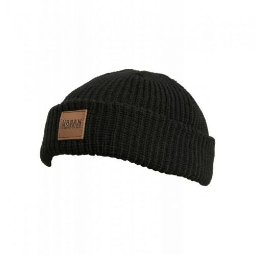 Čepice zimní Urban Classics Dogger Beanie - černá