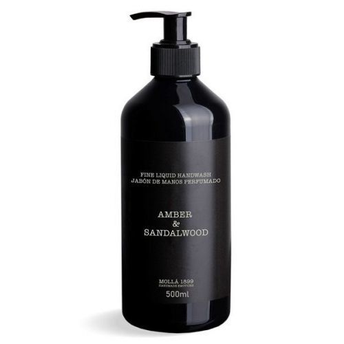 Cerreria Mollá Parfémované tekuté mýdlo na ruce Amber & Sandalwood (Hand Wash) 500 ml