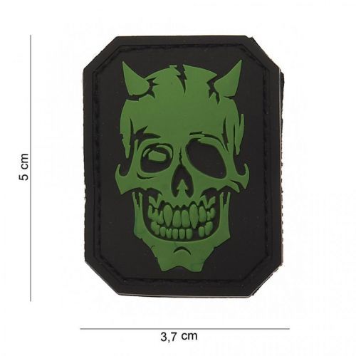 Nášivka 3D PVC Devil Skull