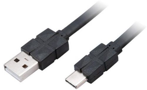 AKASA - USB 2.0 typ C na typ A kabel - 30 cm (AK-CBUB43-03BK)