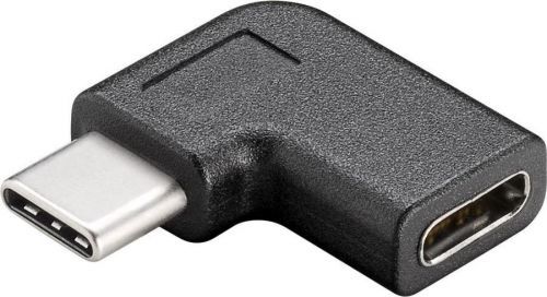 PREMIUMCORD USB 3.1 C/male - C/female zahnutý konektor 90° (kur31-13)