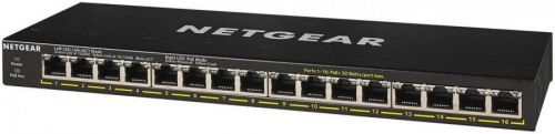 NETGEAR 16PT GE UNMANAGED SWCH HI-PWR POE+ (GS316PP-100EUS)