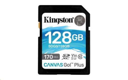 KINGSTON 128GB SDXC Kingston U3 V30 170/90MB/s (SDG3/128GB)