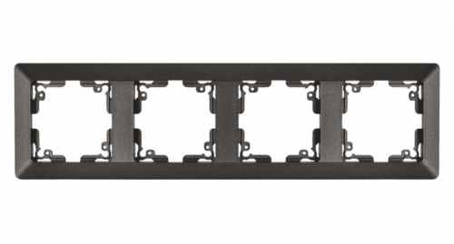 EMOS Antracitový rámeček čtyřnásobný A6004.7