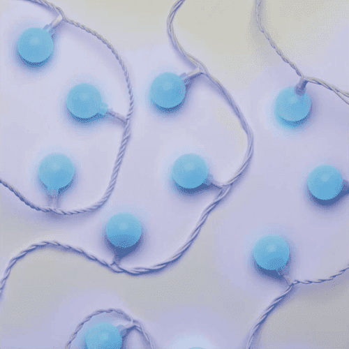 EMOS LED vánoční řetěz - kuličky 4m venkovní i vnitřní, modrá D5AB01