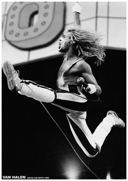 ARTIFICIAL POSTERS Plakát, Obraz - Van Halen - David Lee Roth 1980, (59.4 x 84.1 cm)