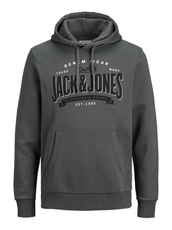 Jack&Jones Pánská mikina JJELOGO 12189736 Asphalt L