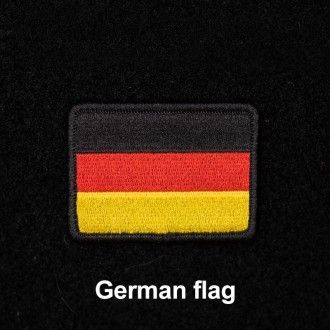 Workout Nášivka německé vlajky se suchým zipem 7 x 5 cm WOR246