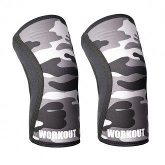 Workout Bandáž kolene WORKOUT 5 mm - pár - camo WOR250