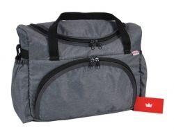 Taška na kočárek Jeans šedá