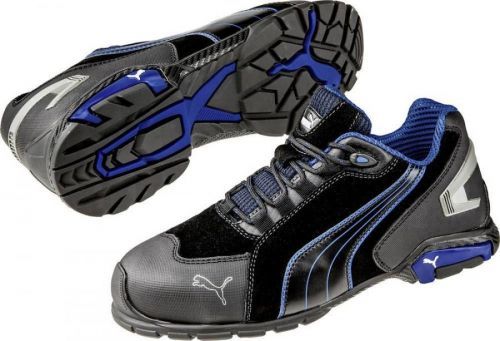 Bezpečnostní obuv S3 PUMA Safety Rio Black Low 642750-42, vel.: 42, černá, modrá, 1 pár