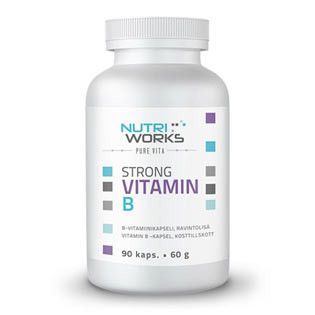 NutriWorks Strong Vitamin B 90 kapslí