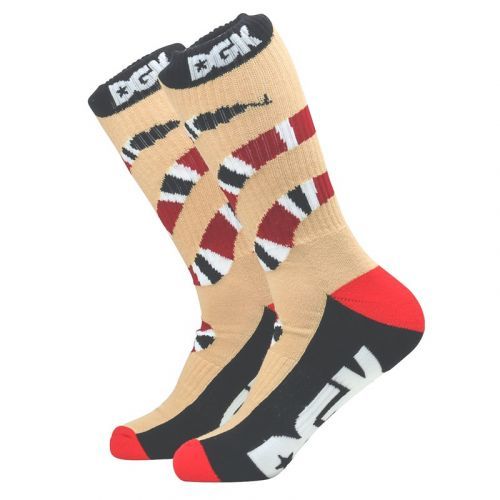 ponožky DGK - King Crew Socks Tan (TAN) velikost: OS