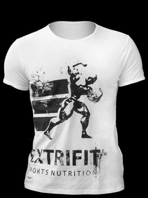 Extrifit Triko 06 bílá LOGO černá XL