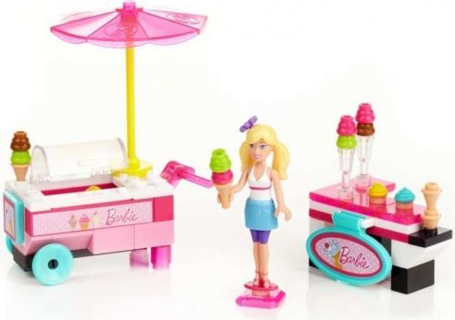 MEGA BLOKS MEGABLOKS Micro Barbie Zmrzlinářský vůz