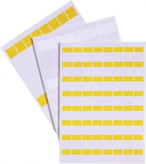Štítky LappKabel LCK-48 YE (83256161), 18 ks na listu, žlutá