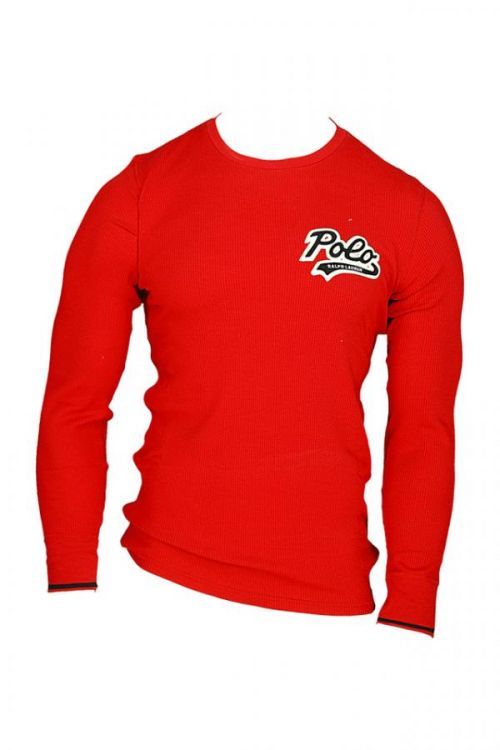 Pánské pyžamové tričko 714754014003 červená - Ralph Lauren - L - červená