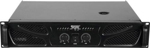 PA zesilovač Omnitronic XPA-2700 Výkon RMS na kanál při odporu 4 ohmy: 1350 W