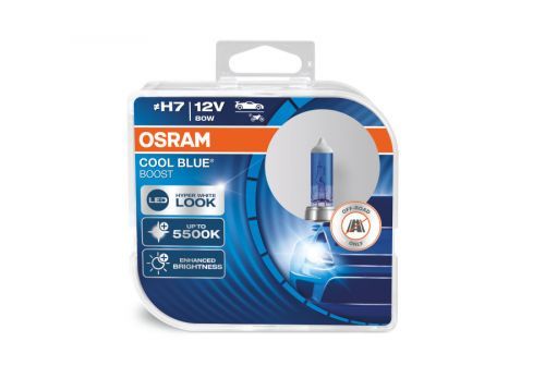OSRAM H7 62210CBB–HCB COOL BLUE BOOST 5500K 80W 4052899439801