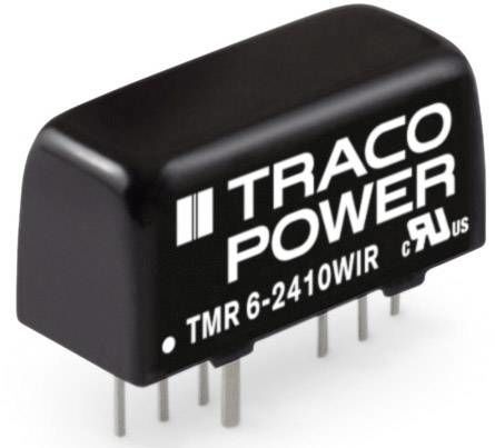 DC/DC měnič napětí do DPS TracoPower TMR 6-2423WIR, 24 V/DC, 200 mA, 6 W, Počet výstupů 2 x