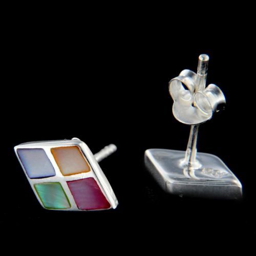 Stříbrné náušnice 14116