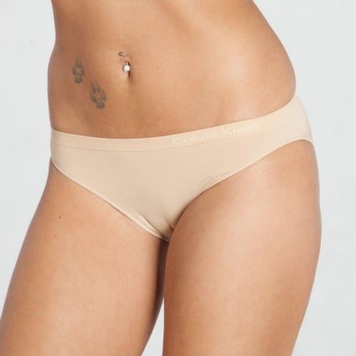 Kalhotky QD3545E-20N béžová - Calvin Klein - XS - béžová