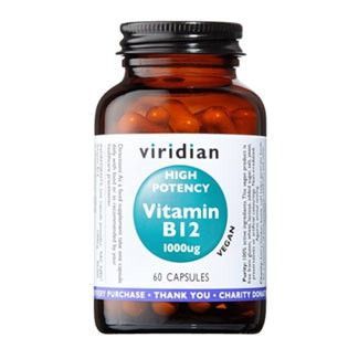 VIRIDIAN nutrition High Potency Vitamin B12 1000ug  60 kapslí