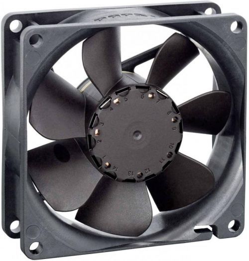Axiální ventilátor EBM Papst 8414 NGL 9292506106, 24 V, 12 dB, (d x š x v) 80 x 80 x 25.4 mm