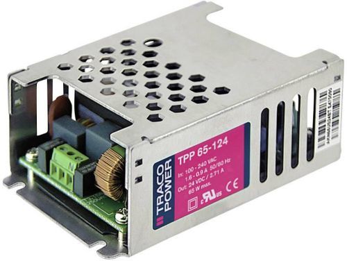 AC/DC vestavný zdroj, open frame TracoPower TPP 65-3512, 24 V/DC, 2.71 A