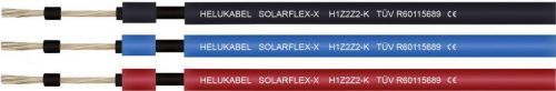 Fotovoltaický kabel SOLARFLEX®-X H1Z2Z2-K 1 x 4 mm² černá Helukabel 713530-100 100 m