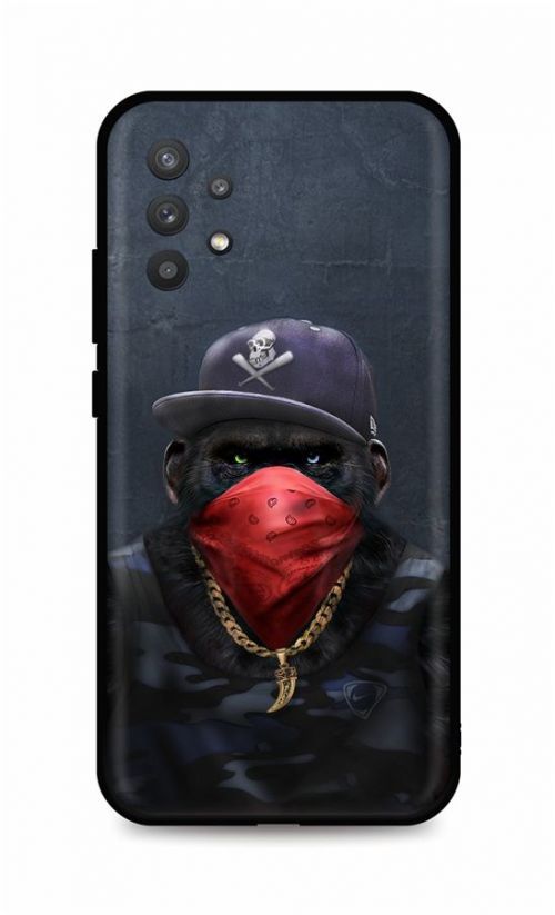 Kryt TopQ Samsung A32 5G silikon Monkey Gangster 64164