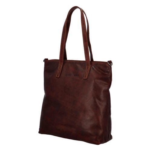 Kožená dámská kabelka Ezzy, hnědá