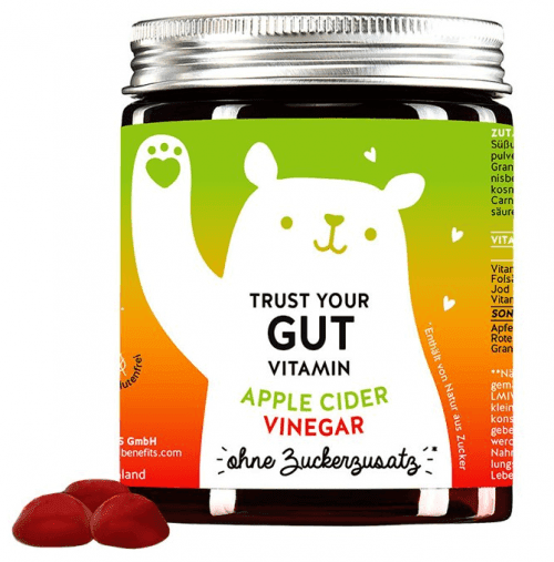 Bears With Benefits Trust your gut Vitaminy pro lepší zažívání & detox bez cukru 60ks
