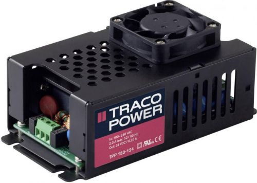 AC/DC vestavný zdroj, open frame TracoPower TPP 150-124, 24 V/DC, 6.25 A