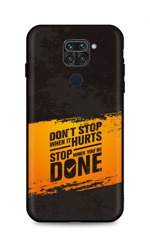 Kryt TopQ Xiaomi Redmi Note 9 silikon Don't Stop 54129