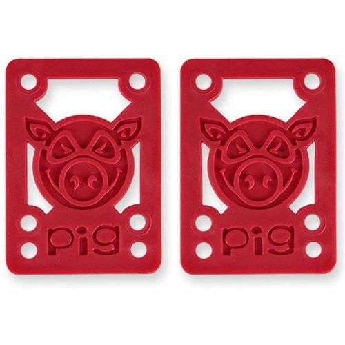 podložky PIG WHEELS - Pileses 1/8in Hard Riser Red (MULTI)