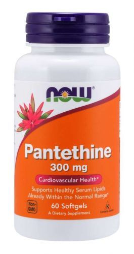 Pantethine 300 mg 60 kaps. - NOW Foods