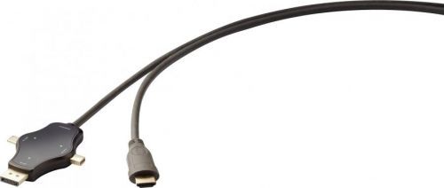 Kabelové sdílení propojovací kabel Renkforce RF-3909364, černá