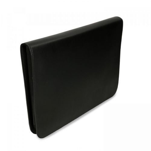 Černé koženkové pouzdro na notebook