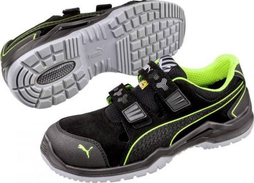 Bezpečnostní obuv ESD S1P PUMA Safety Neodyme Green Low 644300-43, vel.: 43, černá, zelená, 1 pár