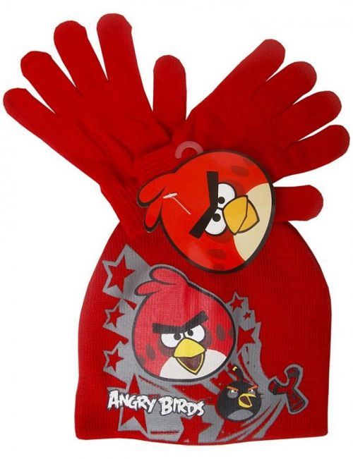 Angry birds červený zimní set