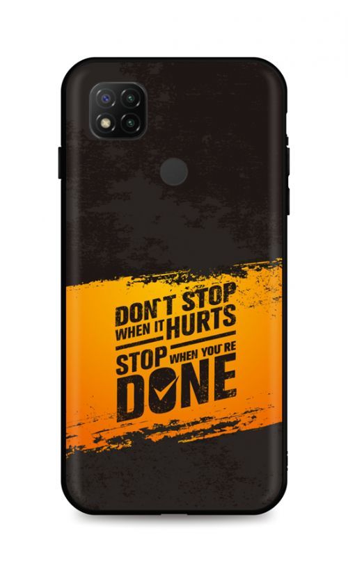 Kryt TopQ Xiaomi Redmi 9C silikon Don't Stop 54180