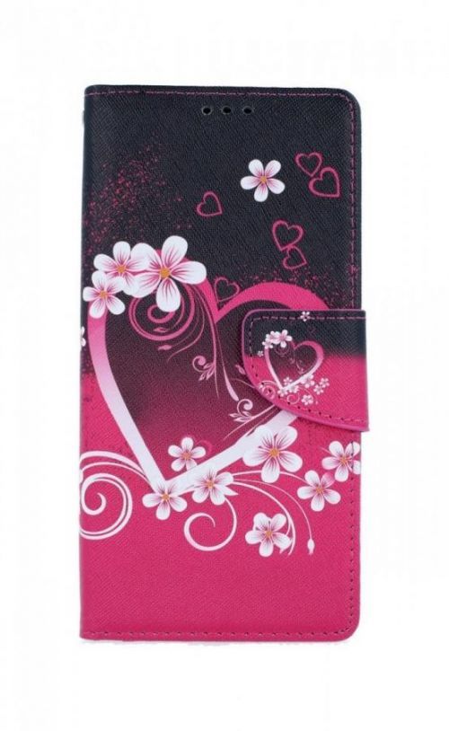 Pouzdro TopQ iPhone SE 2020 knížkové Romantika 54704