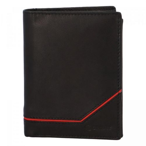 Pánská kožená peněženka černá - Diviley Rouhan R černá