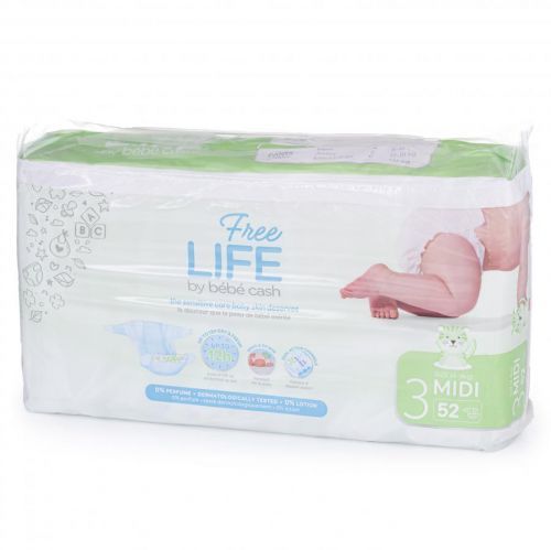 Ontex Group Bébé Cash Premium Midi (4 - 9 kg) 52ks