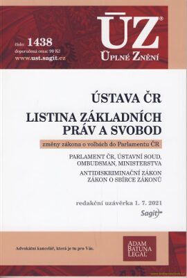 ÚZ č. 1438 - Ústava ČR, Listina základních práv a svobod, Brožovaná