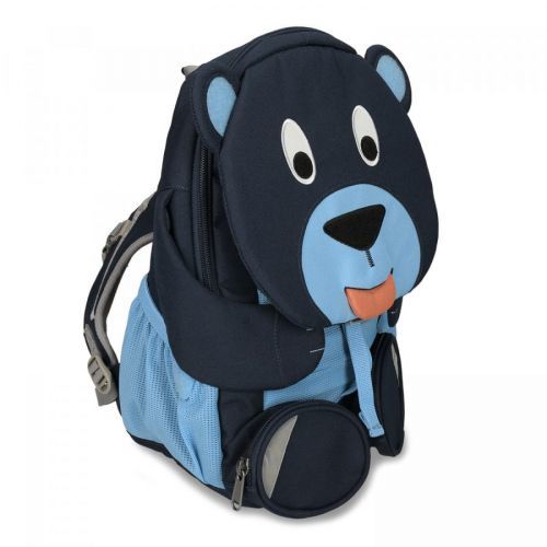 Modrý dětský batoh ve tvaru medvěda