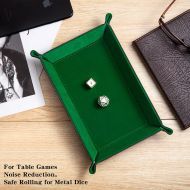 Rectangle Folding Dice Tray (green)