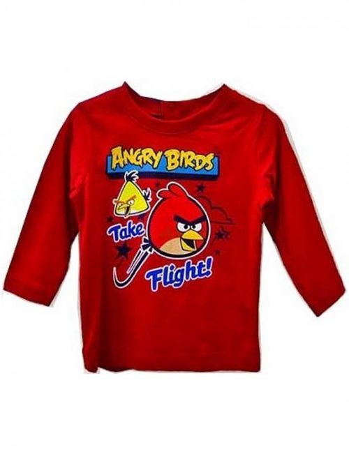 Angry birds klučičí červené tričko